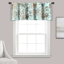 18"x52" Botanical Garden Light Filtering Window Valance - Lush Décor -Lush Decor Store GUEST 038115f9 f8fd 4bcc 90ee 83ebad78f1bd