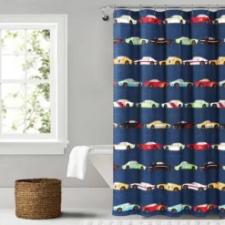 Race Cars Shower Curtain - Lush Décor -Lush Decor Store GUEST 0431a18c a55e 4532 b721 e1adaa87d84d