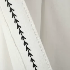 Lush Décor Olivia Ric Rac Embroidery Border Window Panel Light Linen/Black Single 42x84 13 Lush Décor Olivia Ric Rac Embroidery Border Window Panel Light Linen/Black Single 42x84 -Lush Decor Store GUEST 04364ad1 7db4 418b a586 e9d900ccbcb0