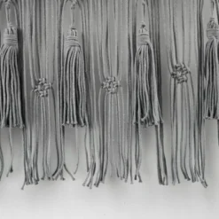 40"x30" Boho Macrame Tassel Cotton Window Valance Gray - Lush Décor 11 40"x30" Boho Macrame Tassel Cotton Window Valance Gray - Lush Décor -Lush Decor Store GUEST 049a6d7f 2483 4283 842e 8fc60a53c2f9