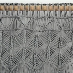 40"x30" Boho Macrame Tassel Cotton Window Valance Gray - Lush Décor 9 40"x30" Boho Macrame Tassel Cotton Window Valance Gray - Lush Décor -Lush Decor Store GUEST 06038e28 7cff 4022 9fc4 1e33528670f9
