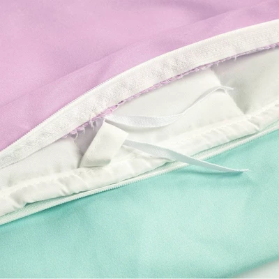 60"x40" 7lbs Kids' Qaanitha Rainbow Ombre Kids'' Washable Reversible Weighted Blanket - Lush Décor 8 60"x40" 7lbs Kids' Qaanitha Rainbow Ombre Kids'' Washable Reversible Weighted Blanket - Lush Décor - Image 6