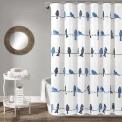 Rowley Birds Shower Curtain - Lush Décor 18 Rowley Birds Shower Curtain - Lush Décor -Lush Decor Store GUEST 06b5e0ee 48a2 4590 b894 25fa12fce668