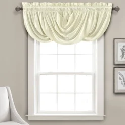 18"x42" Lucia Window Valance - Lush Décor -Lush Decor Store GUEST 06c90a20 3c2b 4c2c afaf d4c269e7139e