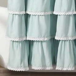 72"x72" Ella Lace Ruffle Shower Curtain - Lush Décor -Lush Decor Store GUEST 071f0072 6322 4460 ac1b b787f4027f1c