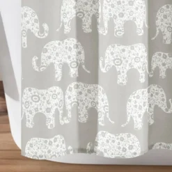 72"x72" Kids' Elephant Parade Shower Curtain - Lush Décor 8 72"x72" Kids' Elephant Parade Shower Curtain - Lush Décor -Lush Decor Store GUEST 089cdd34 364a 44a0 a716 5aea347d7204