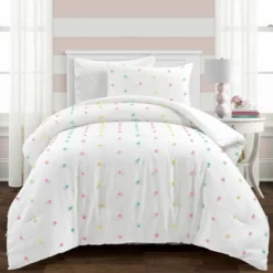 2pc Twin/Twin XL Rainbow Tufted Dot Oversized Kids' Comforter Set - Lush Décor: Teen Bedding, Microfiber, Polka Dots 13 2pc Twin/Twin XL Rainbow Tufted Dot Oversized Kids' Comforter Set - Lush Décor: Teen Bedding, Microfiber, Polka Dots -Lush Decor Store GUEST 09894909 aa3c 4bb8 89fb 40aeb75e9132