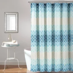 72"x72" Medallion Ombre Shower Curtain - Lush Décor -Lush Decor Store GUEST 09ad9171 3e90 4de7 a6c4 a70741485edf