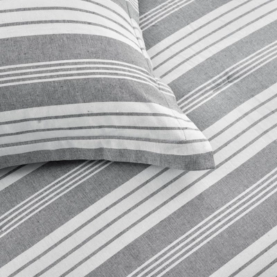 Farmhouse Yarn Dyed Stripe Comforter Set - Lush Décor 5 Farmhouse Yarn Dyed Stripe Comforter Set - Lush Décor - Image 3