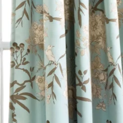 2pk 54"x84" Light Filtering Botanical Garden Curtain Panels Blue - Lush Décor 6 2pk 54"x84" Light Filtering Botanical Garden Curtain Panels Blue - Lush Décor -Lush Decor Store GUEST 106fe712 4fd5 4976 9c17 096f65bf2e5d 2