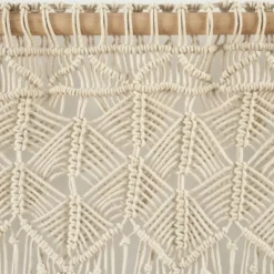 40"x30" Boho Macrame Tassel Cotton Window Valance Tan - Lush Décor 9 40"x30" Boho Macrame Tassel Cotton Window Valance Tan - Lush Décor -Lush Decor Store GUEST 10b2fd9c 898d 4e5f b14c 1745e1ff3ab8