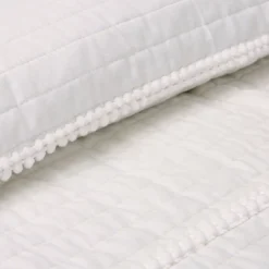 White Pom Pom Stripe Quilt Set - Lush Décor 8 White Pom Pom Stripe Quilt Set - Lush Décor -Lush Decor Store GUEST 11fe92ee 5697 4d4b 8ec4 9ea248a12cb6