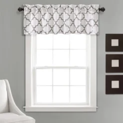 52"x18" Bellagio Room Darkening Valance - Lush Décor -Lush Decor Store GUEST 1309f434 5e3e 4043 afff 5ac17515fe5e
