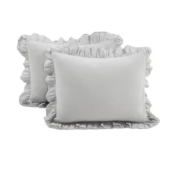 Lush Décor 3pc Full/Queen Reyna 100% Cotton Duvet Cover Set Light Gray -Lush Decor Store GUEST 134fba61 f442 454c b8b4 4a5eb895caeb