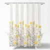 Aprile Shower Curtain Yellow/Gray - Lush Décor -Lush Decor Store GUEST 156abd20 df35 4193 a615 7ce4fd0cdd42