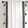 Lush Décor Aztec Diamond Border Tassel Window Curtain Panels Off White/Black Single 52X84 -Lush Decor Store GUEST 15d256b4 5457 4123 8794 8418b0e969c6