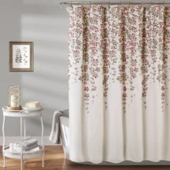 Weeping Flower Shower Curtain - Lush Décor -Lush Decor Store GUEST 17e37ecc a506 49ed b89b 9c653a370632