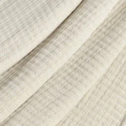 50"x60" Solid Kantha Pick Stitched Yarn Dyed Cotton Woven Throw Blanket - Lush Décor -Lush Decor Store GUEST 19f2cf4d af58 4ea8 bf35 d28a60e762fc