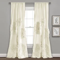Serena Window Curtain (84"x54") - Lush Décor -Lush Decor Store GUEST 1aad7a7b 2b8c 45cd af92 74f067db512a