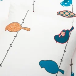3pc Rowley Birds Cotton Duvet Cover Set - Lush Décor -Lush Decor Store GUEST 1de53a70 439a 4439 86ea 2ce9afdca93f