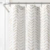 72"x72" Hygge Modern Arrow Linen Shower Curtain - Lush Décor -Lush Decor Store GUEST 1e846955 cde8 44ae a418 89c015d3d1b1
