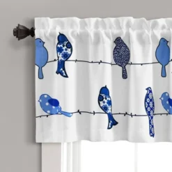 18"x52" Rowley Birds Light Filtering Valance - Lush Décor 17 18"x52" Rowley Birds Light Filtering Valance - Lush Décor -Lush Decor Store GUEST 1f3fadf6 0459 4259 8fec b00f8b112673