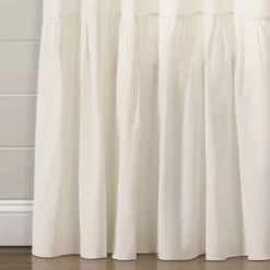 84"x40" Farmhouse Faux Linen Tab Top Window Curtain Panel - Lush Décor -Lush Decor Store GUEST 2186a2b7 92d0 436b 9cf8 f9182d5c8bd9