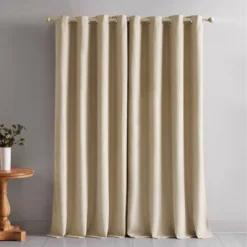 52"x84" Lush Decor Meena Slub 100% Blackout Window Curtain Panels Neutral Pair -Lush Decor Store GUEST 224f80ba db75 438c b653 07b1cff0ec23
