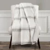 50"x60" Farmhouse Striped Throw Blanket - Lush Décor