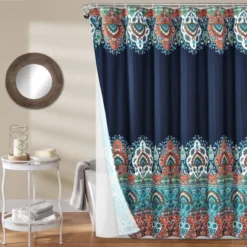 14pc Bohemian Meadow Shower Curtain With Peva Lining And Rings Set - Lush Décor -Lush Decor Store GUEST 24053e96 2cd0 4f7b 895c 38a871e980c1