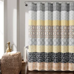Bohemian Stripe Shower Curtain - Lush Décor -Lush Decor Store GUEST 2462f17b 01bf 4ef0 bc92 a656474da04c