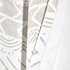 Set Of 2 Hygge Geo Light Filtering Window Curtain Panels - Lush Décor -Lush Decor Store GUEST 26ade8e0 c3aa 45b1 8cab 490aa803f3b3