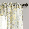 2pk 38"x84" Sheer Weeping Flower Curtain Panels Yellow/Gray - Lush Décor 1 2pk 38"x84" Sheer Weeping Flower Curtain Panels Yellow/Gray - Lush Décor -Lush Decor Store GUEST 289db887 3305 49e5 8e8f f2fe8a2e3194