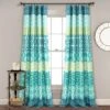 Home Boutique Bohemian Stripe Window Curtain Panels Blue/Green 52X84 Set 2 Home Boutique Bohemian Stripe Window Curtain Panels Blue/Green 52X84 Set -Lush Decor Store GUEST 2a72787e 8976 494d 8df4 801c2fd9b9df