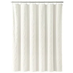 Lush Décor Jacquard Wave Shower Curtain Soft White: Polyester, Buttonhole Top, Machine Washable 13 Lush Décor Jacquard Wave Shower Curtain Soft White: Polyester, Buttonhole Top, Machine Washable -Lush Decor Store GUEST 2c21f7bf 52a5 4bd3 a1a9 cbed3aa196d7