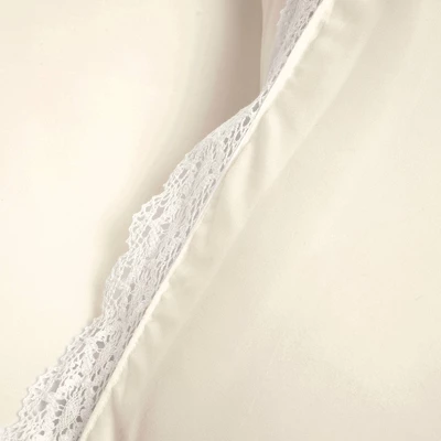 Lush Décor 5pc Rosalie Cottage Core Embellished Lace Comforter Set 6 Lush Décor 5pc Rosalie Cottage Core Embellished Lace Comforter Set - Image 4