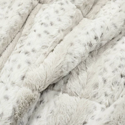 Lush Décor 3pc Leopard Textured Faux Fur Comforter 4 Lush Décor 3pc Leopard Textured Faux Fur Comforter - Image 2
