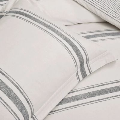 Lush Décor Farmhouse Stripe Reversible Duvet Set 5 Lush Décor Farmhouse Stripe Reversible Duvet Set - Image 3