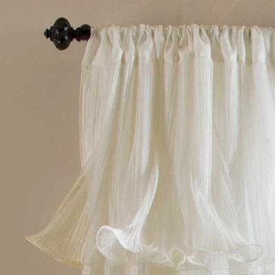 Lush Décor 54x84 Nerina Window Panel Single Ivory 3 Lush Décor 54x84 Nerina Window Panel Single Ivory