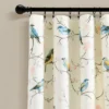 Lush Décor Botanical Bird And Flower Light Filtering Window Curtain Panels Multi 52x84 Set -Lush Decor Store GUEST 302aa600 13f5 4ca6 b487 6076ee7927ad