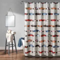 Race Cars Shower Curtain - Lush Décor -Lush Decor Store GUEST 30d6aa67 5166 4700 9bea 630685c678d2