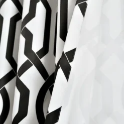 Lush Décor Edward Trellis Light Filtering Window Curtain Panels White/Black 52X95 Set 8 Lush Décor Edward Trellis Light Filtering Window Curtain Panels White/Black 52X95 Set -Lush Decor Store GUEST 338e96e2 6309 4fec 9818 dd770221ec67