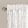 2pk 54"x108" Light Filtering Bayview Elastic Embroidery Curtain Panels White - Lush Décor -Lush Decor Store GUEST 3397afed 788e 4783 87ca 0eadb4223771
