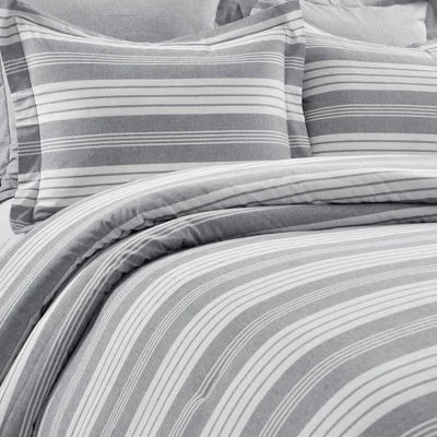 Farmhouse Yarn Dyed Stripe Comforter Set - Lush Décor 4 Farmhouse Yarn Dyed Stripe Comforter Set - Lush Décor - Image 2