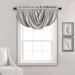 18"x42" Lucia Window Valance - Lush Décor -Lush Decor Store GUEST 3451a6df ad80 45da 9984 7b6b18e67294