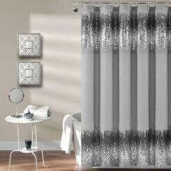 Single Shimmer Sequins Shower Curtain - Lush Décor 14 Single Shimmer Sequins Shower Curtain - Lush Décor -Lush Decor Store GUEST 34d4f0df e4c9 46e8 bebe 2d5049b48def