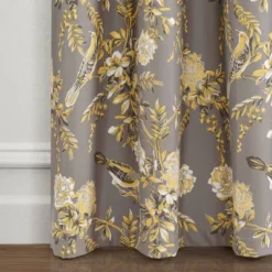 Set Of 2 Farmhouse Bird And Flower Insulated Grommet Blackout Window Curtain Panels - Lush Décor -Lush Decor Store GUEST 351c15d1 5093 456b 91b1 5f10fde17fc7