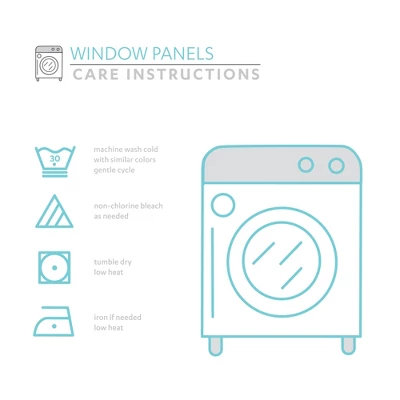 Lush Décor Dolores Light Filtering Window Curtain Panels Set 7 Lush Décor Dolores Light Filtering Window Curtain Panels Set - Image 5