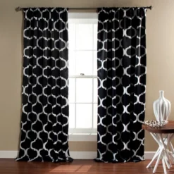 2pk 52"x84" Blackout Geo Window Curtain Panels - Lush Décor -Lush Decor Store GUEST 37056774 4967 4f65 a0bb d3a9a9bde453