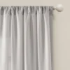 Set Of 2 (84"x40") Tulle Skirt Solid Window Curtain Panels - Lush Décor